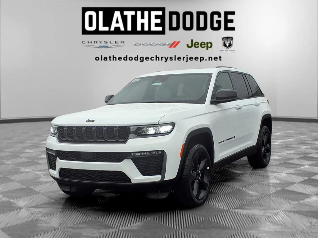 New 2026 Bright White Clear-Coat Exterior Paint Jeep Limited image 1