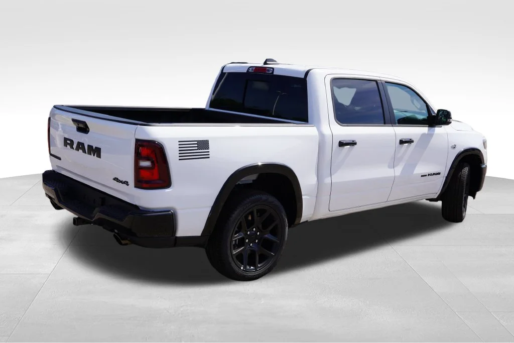 New 2026 Bright White Clear-Coat Exterior Paint RAM Laramie image 3