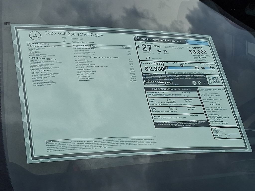 New 2026 Starling Blue Metallic Mercedes-Benz GLB 250 image 26