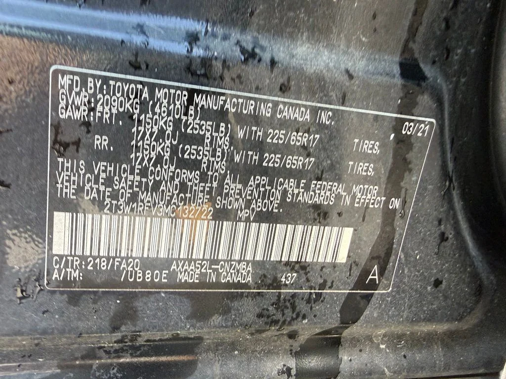 Used 2021 Black Toyota XLE image 22