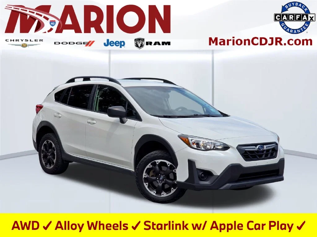Used 2021 White Subaru Base image 1