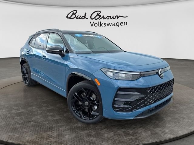 New 2026 Monterey Blue W/Deep Black Roof Volkswagen SE R-Line Black image 1
