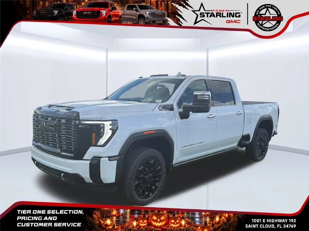 New 2026 Glacier White Tricoat GMC Denali Ultimate image 1