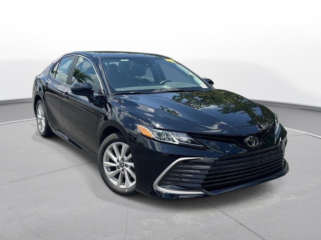Certified Used 2023 Midnight Black Metallic Toyota LE image 4