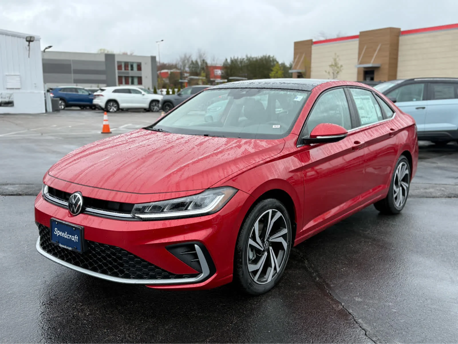 New 2026 Kings Red Metallic Volkswagen SEL image 3