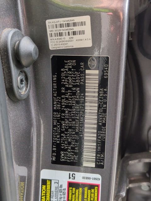 Certified Used 2023 Gray Toyota LE image 36