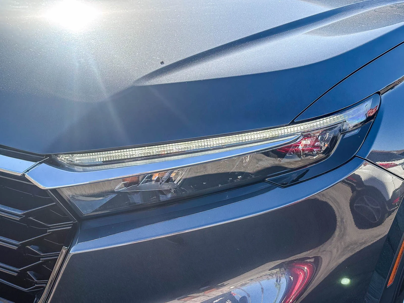 Certified Used 2024 Meteorite Gray Metallic Honda EX image 8