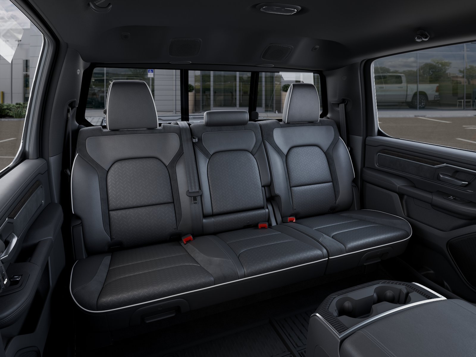 New 2026 Bright White Clear-Coat Exterior Paint RAM Laramie image 47