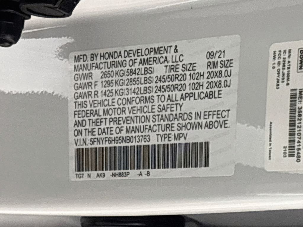 Used 2022 White Honda Touring image 26
