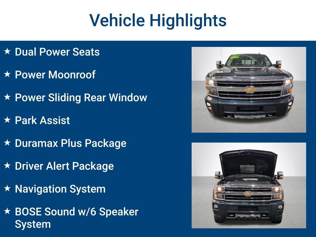 Used 2018 GRAPHITE METALLIC Chevrolet High Country image 3
