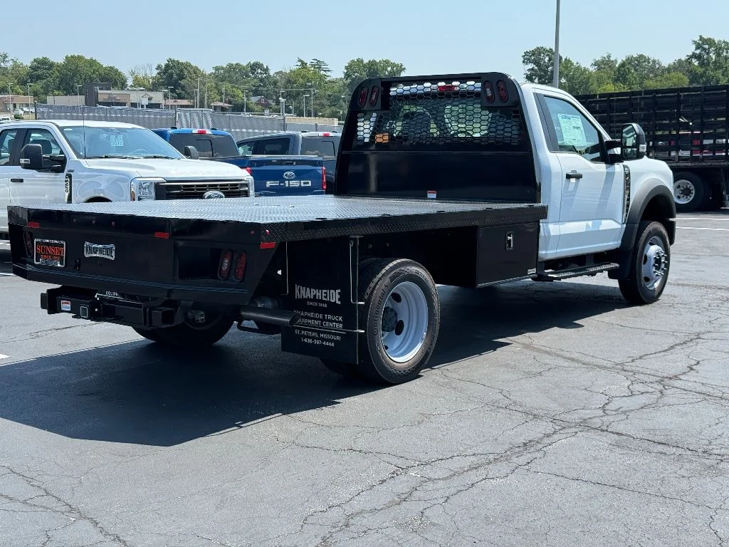 New 2025 Oxford White Ford XL - Knapheide 11' Gooseneck Platform image 3