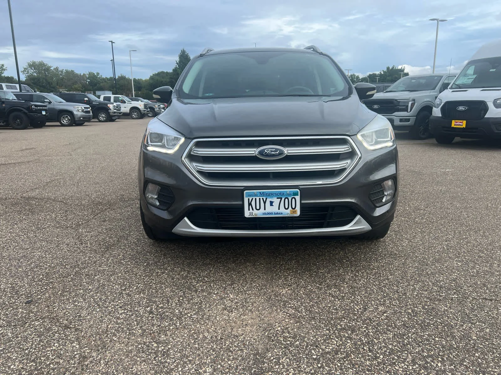 Used 2017 Magnetic Metallic Ford Titanium image 2