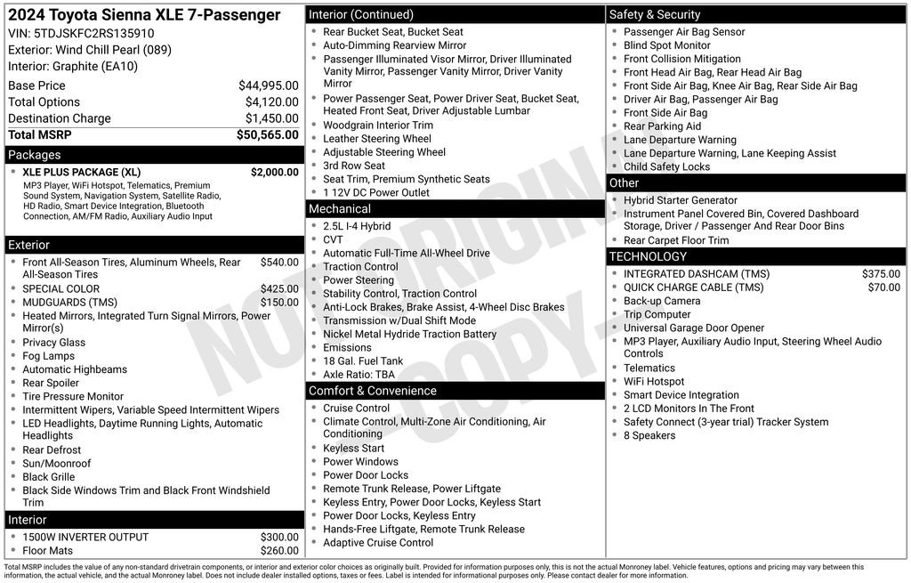 2024 Toyota Sienna XLE - Photo 27