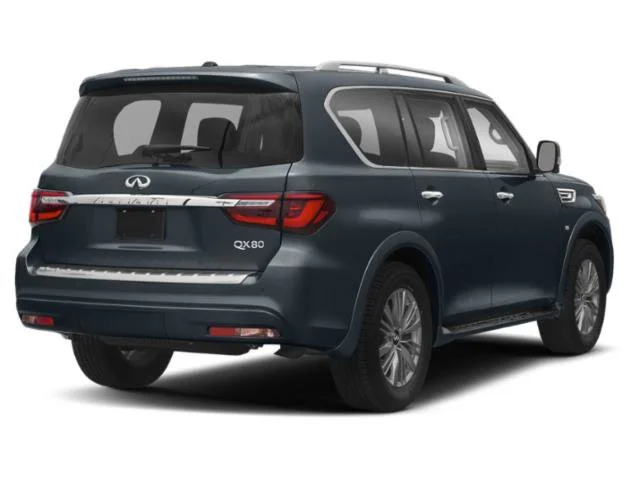 Used 2018 Hermosa Blue INFINITI 4DR SUV AWD image 2