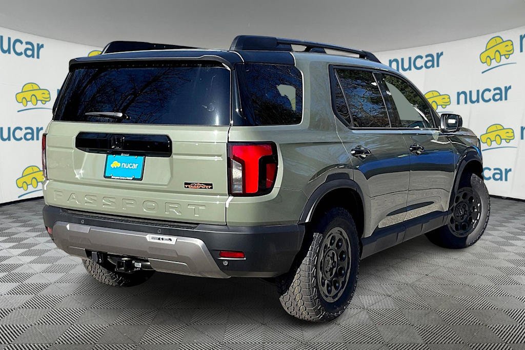 New 2027 Ash Green Metallic Honda TrailSport Elite Blackout image 7