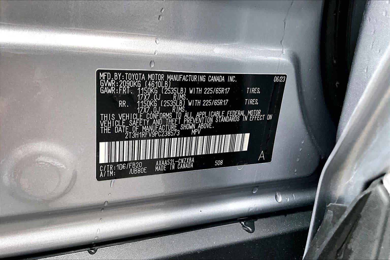 Certified Used 2023 Silver Sky Metallic Toyota LE image 34