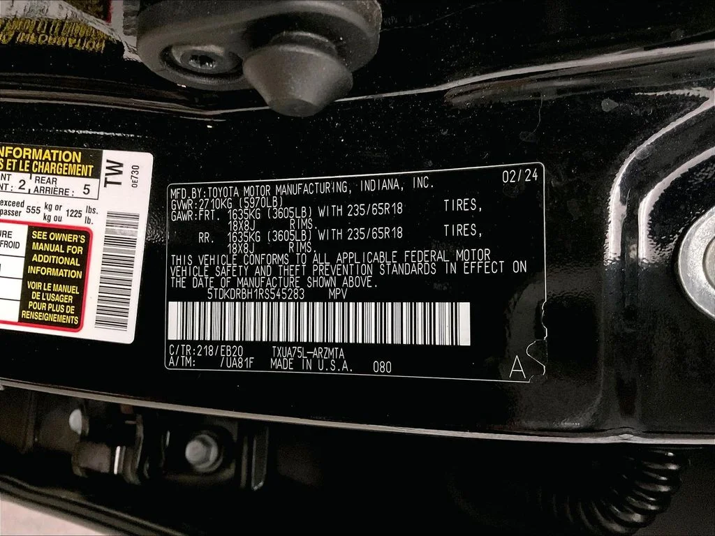 Used 2024 Black Toyota XLE image 40
