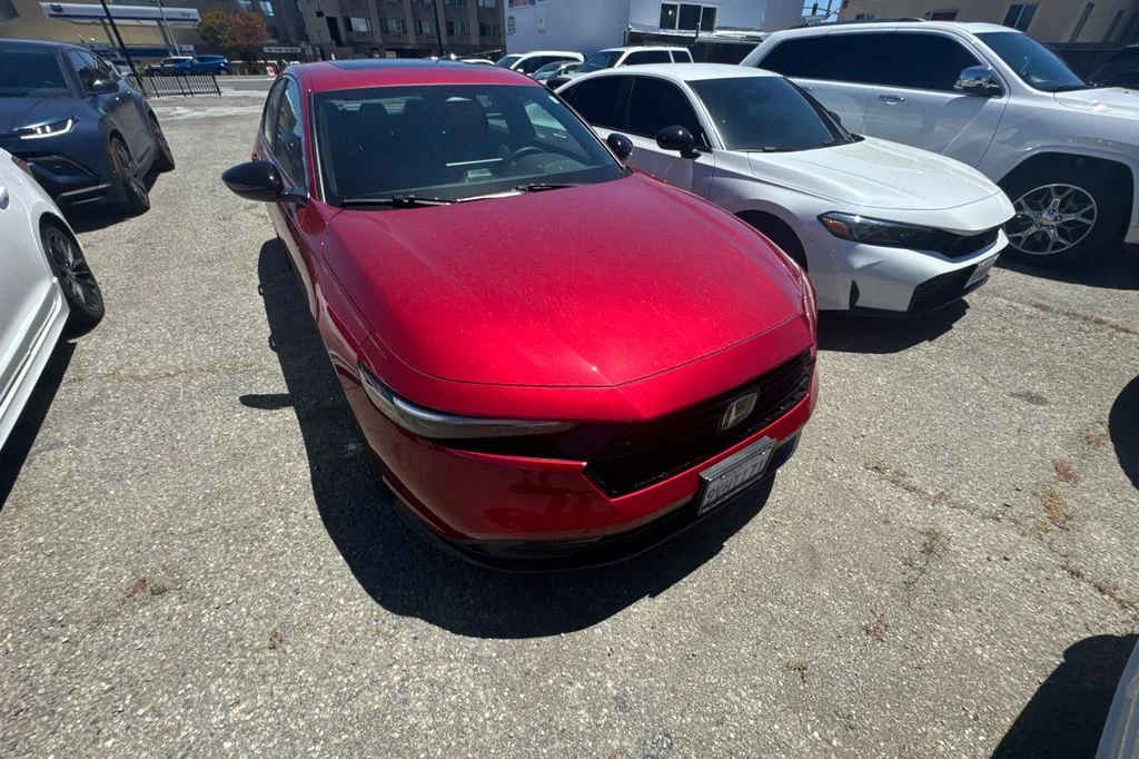 Used 2025 Radiant Red Metallic Honda Sport image 2