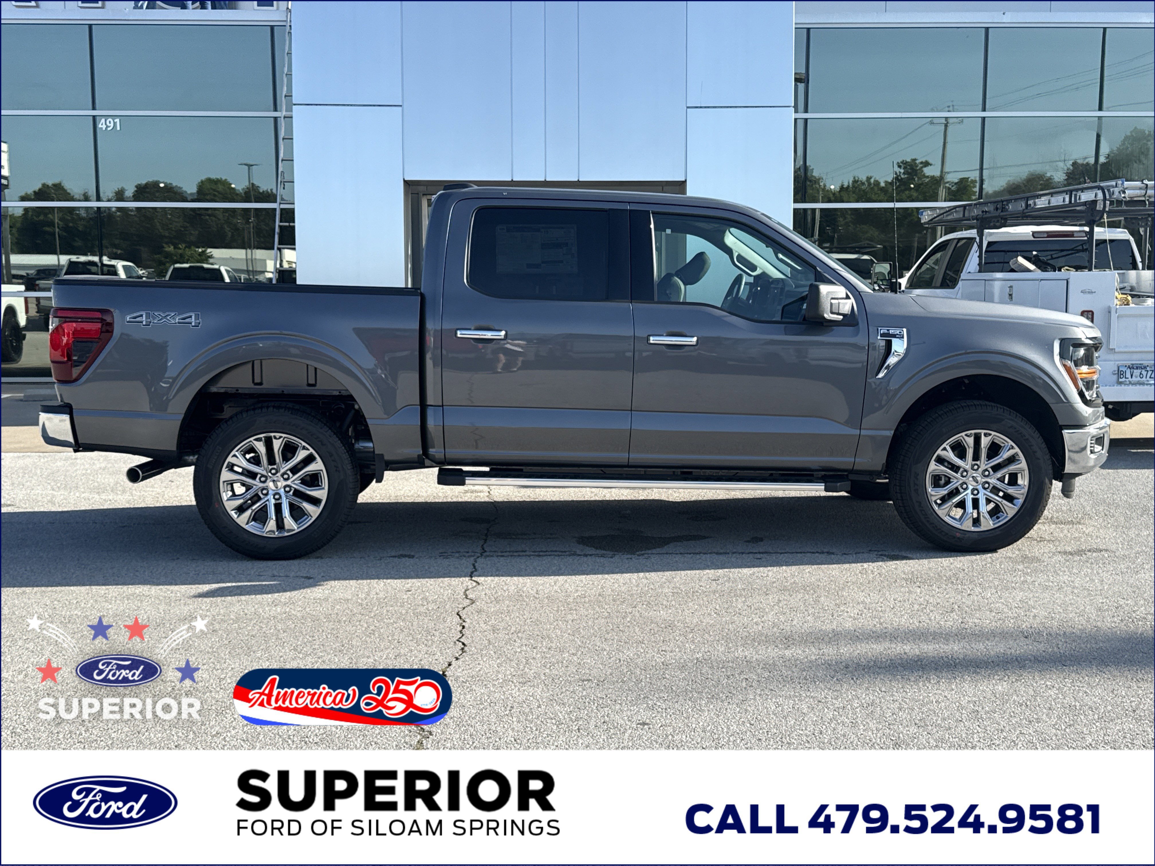 New 2026 Carbonized Gray Metallic Ford XLT 4WD image 2