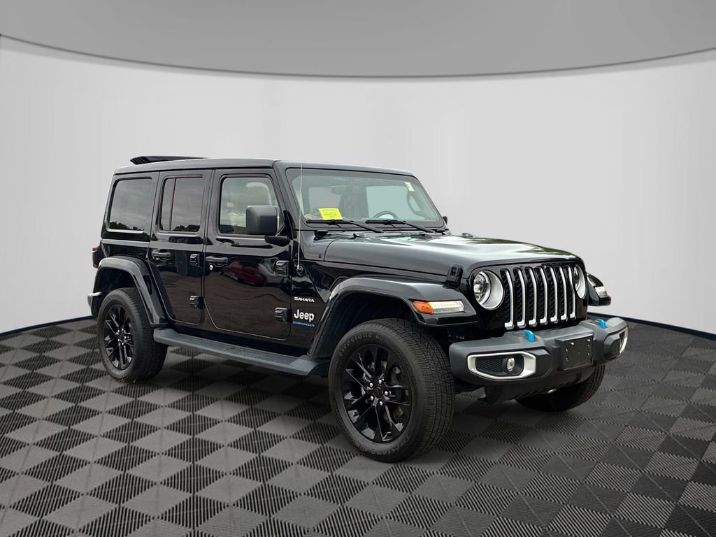 Used 2023 Black Jeep Sahara 4xe image 3