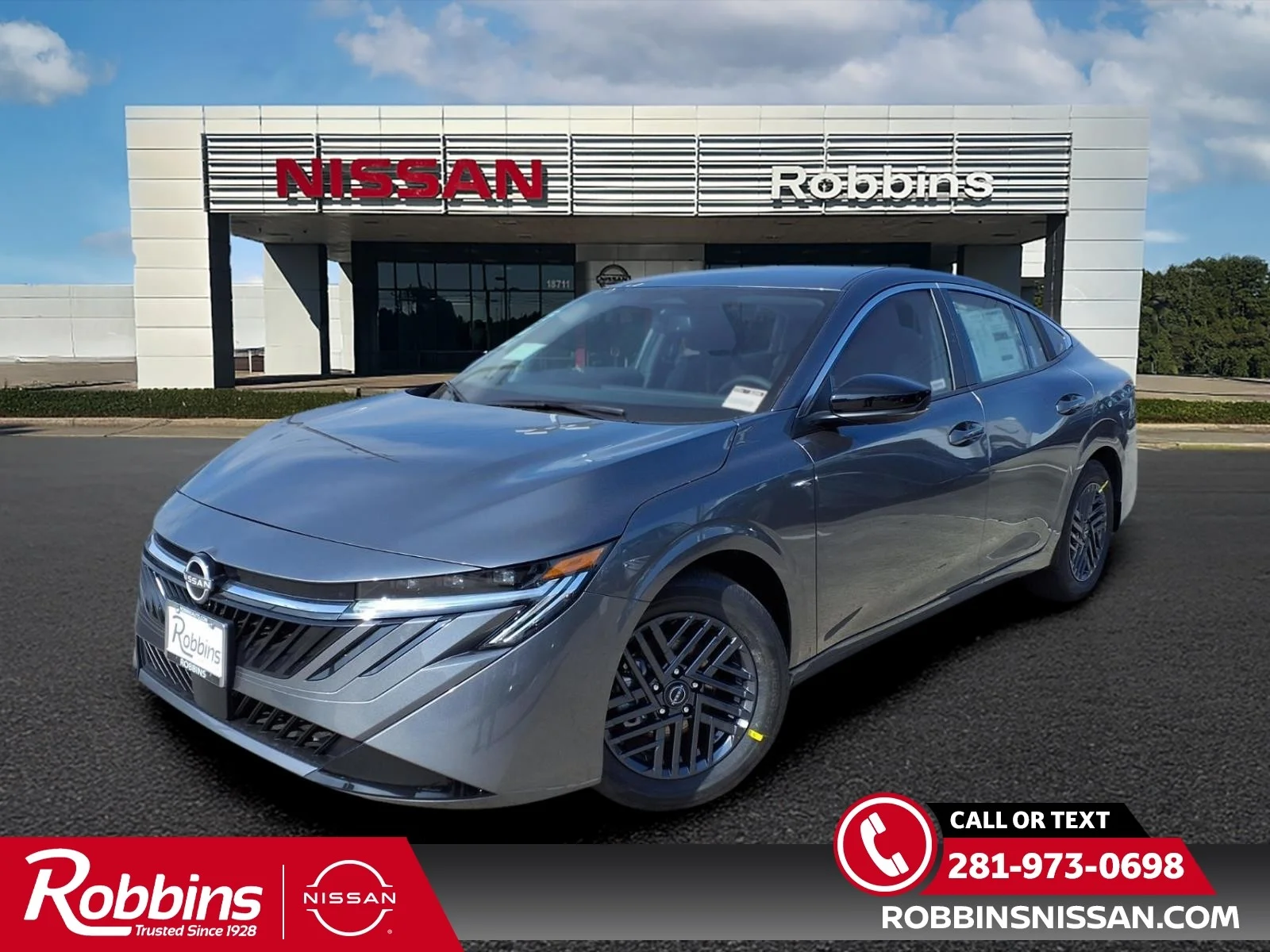 2026 Nissan Sentra SV Gray at Robbins Nissan