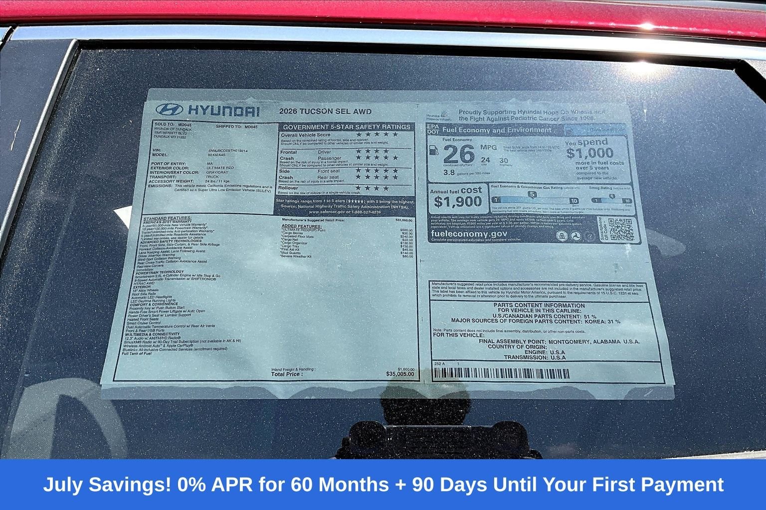 2026 Hyundai Tucson SEL - Photo 18