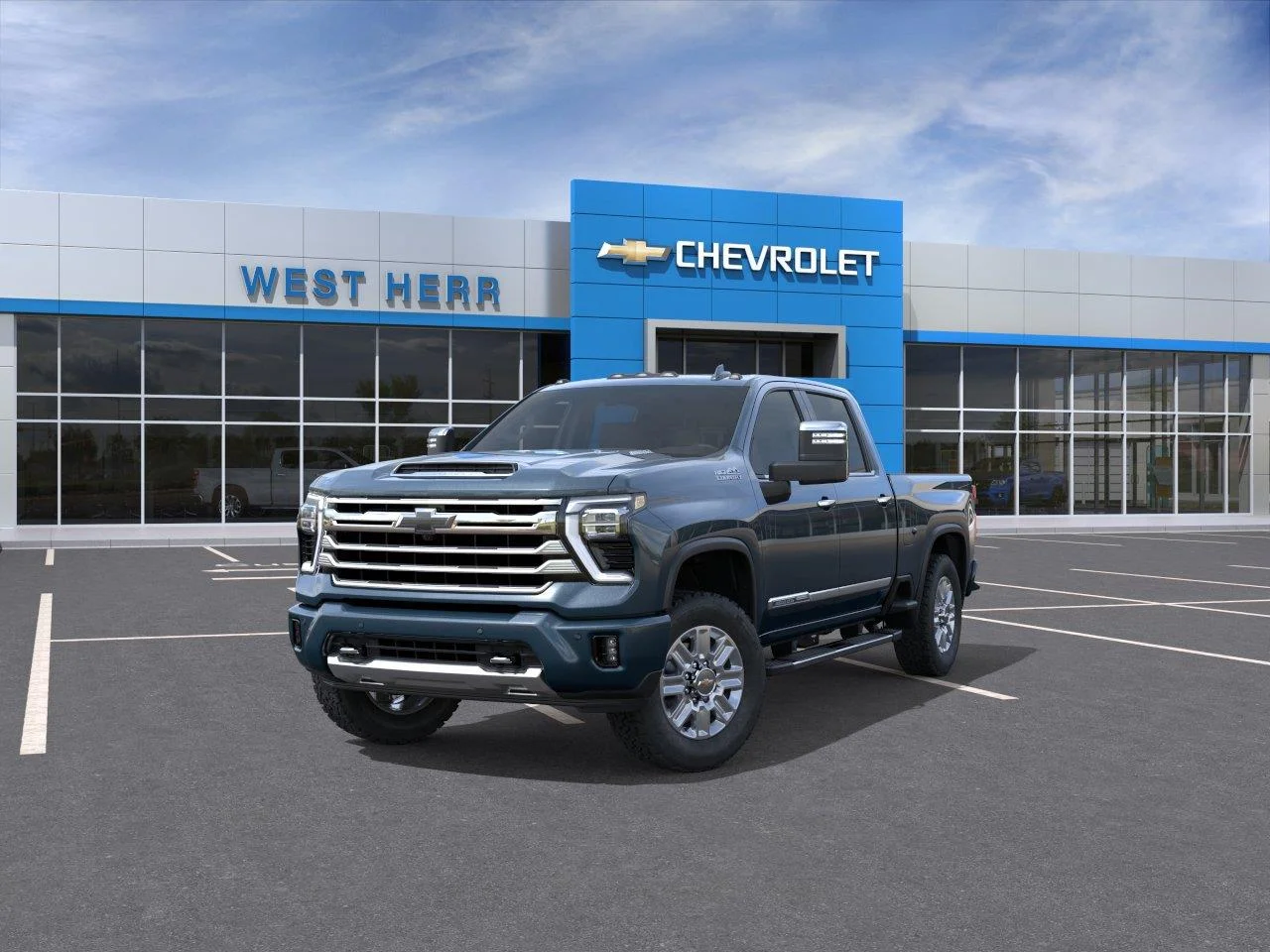 New 2026 Lakeshore Blue Metallic Chevrolet High Country image 8