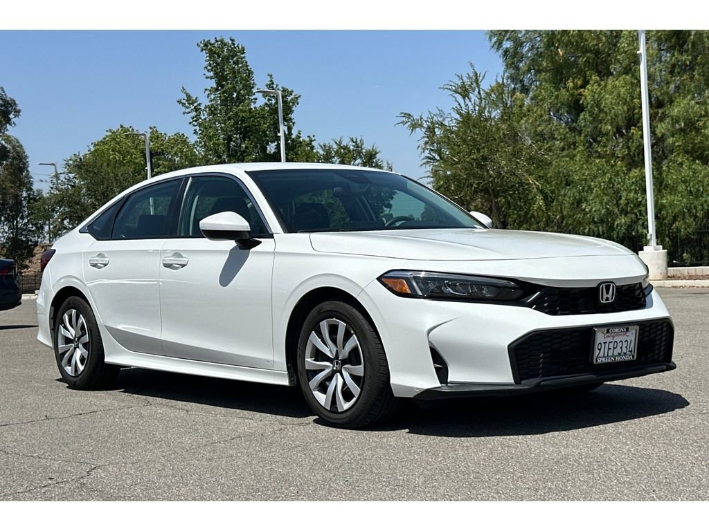 Certified Used 2025 Platinum White Pearl Honda 4D LX image 62