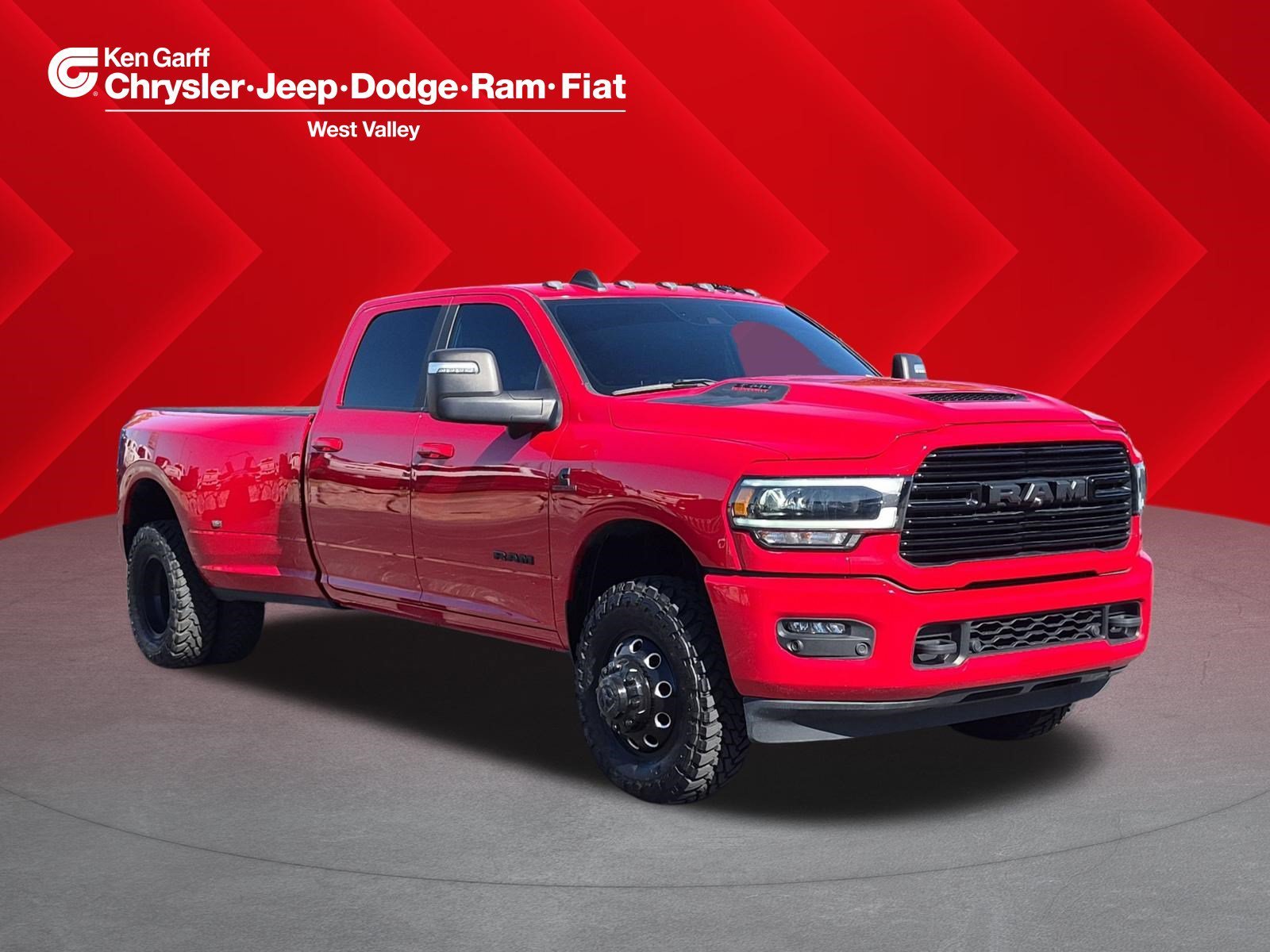 Certified Used 2024 Flame Red Clearcoat Ram Laramie image 1