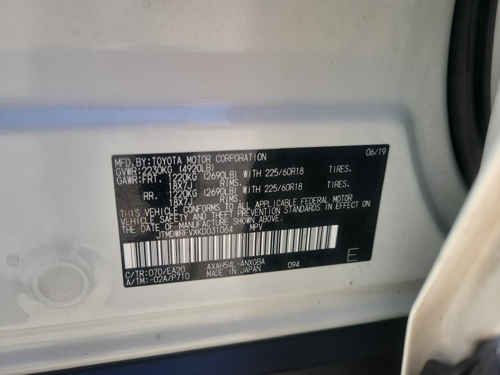 Used 2019 White Toyota Limited image 26