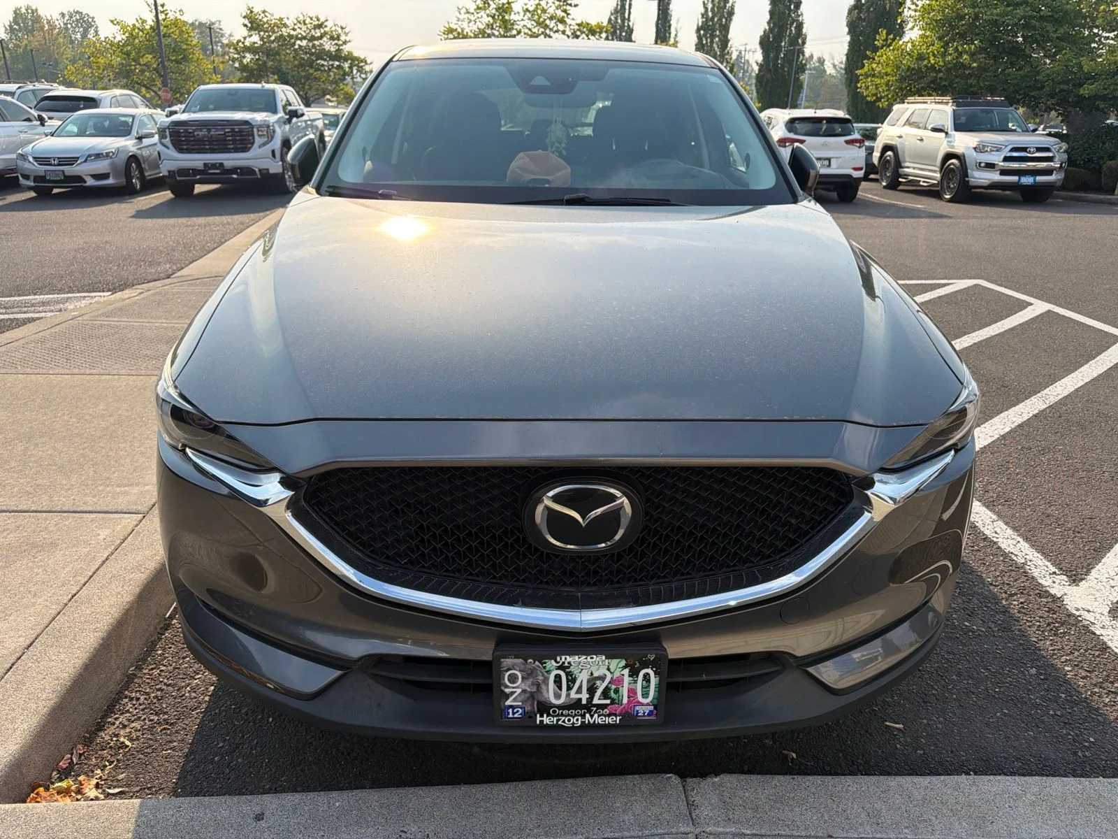 Used 2019 Machine Gray Metallic Mazda Grand Touring image 2