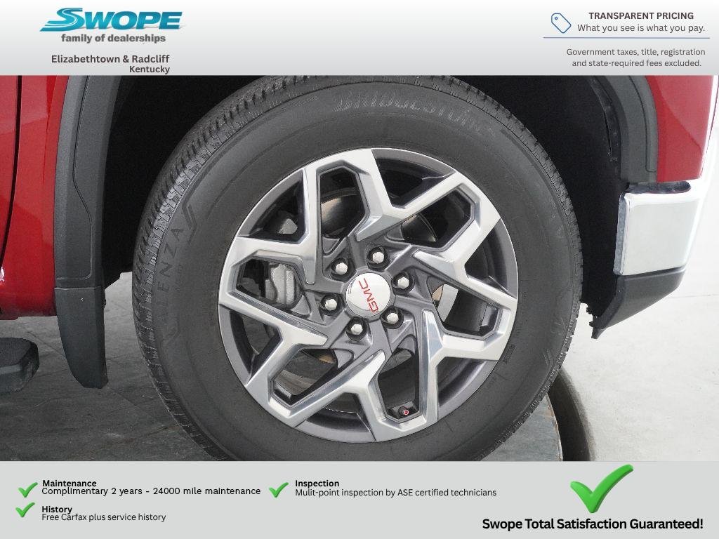 Used 2024 Volcanic Red Tintcoat GMC SLT image 29