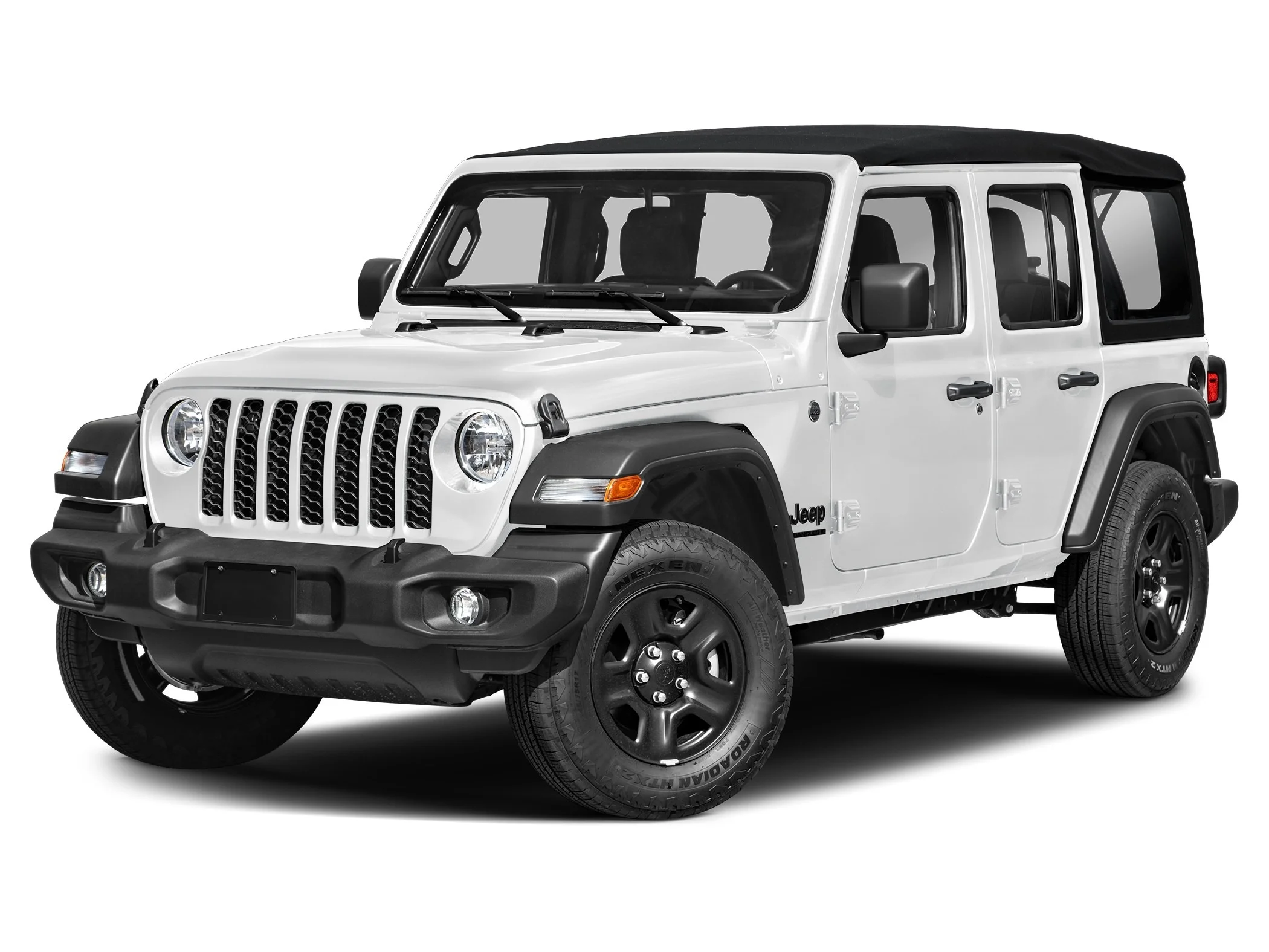 New 2027 Bright White Jeep Sahara image 1