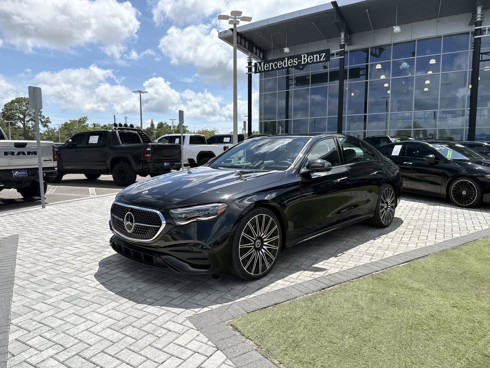 New 2026 Obsidian Black Metallic Mercedes-Benz E 450 4MATIC® Sedan image 2