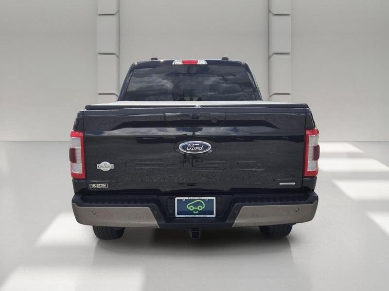 Used 2021 Agate Black Metallic FORD KING RANCH 4WD SUPERCREW 5.5