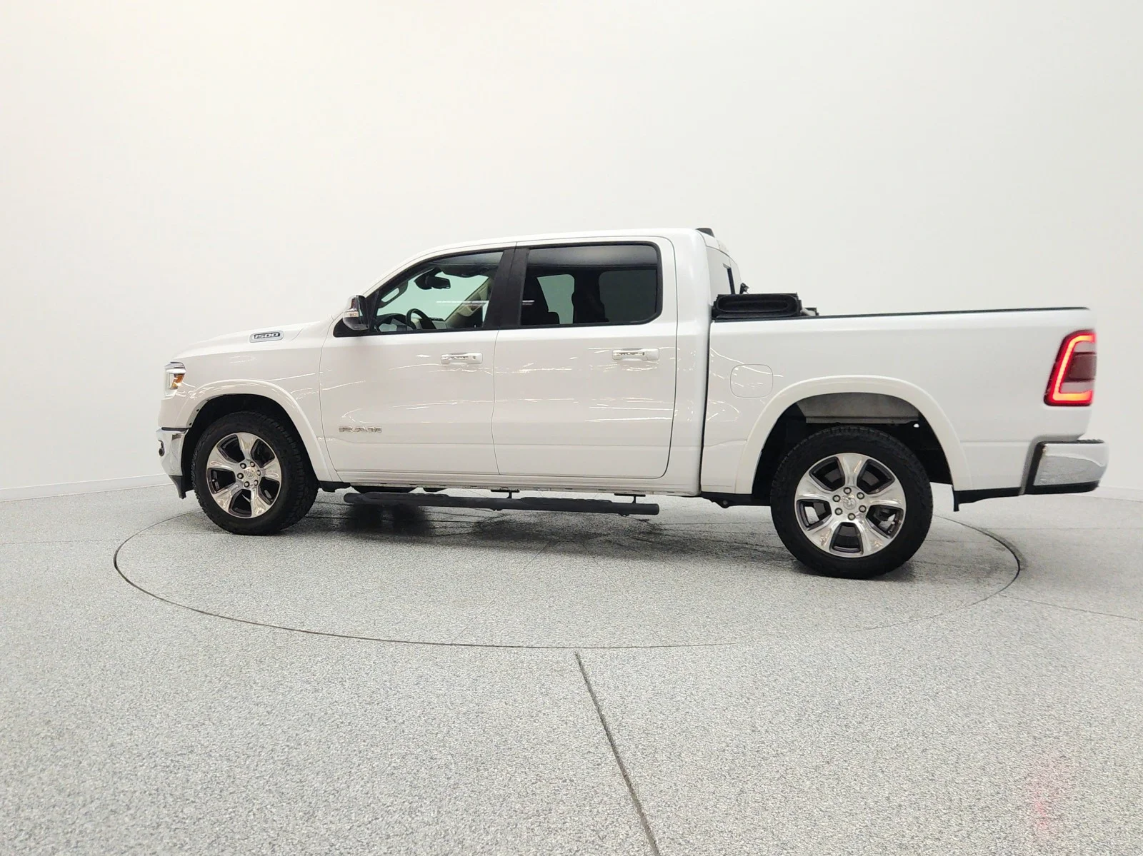 Used 2019 Ivory White Tri-Coat Pearlcoat Ram Laramie 4x2 Crew Cab 5