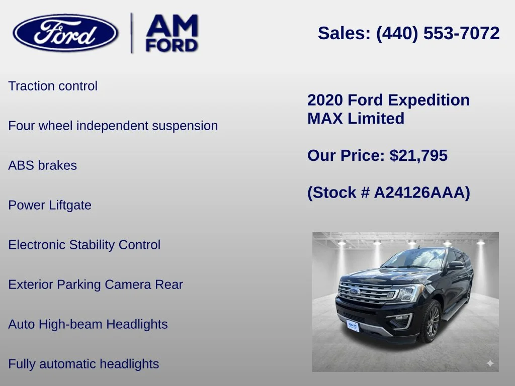 Used 2020 Black Ford Limited image 13