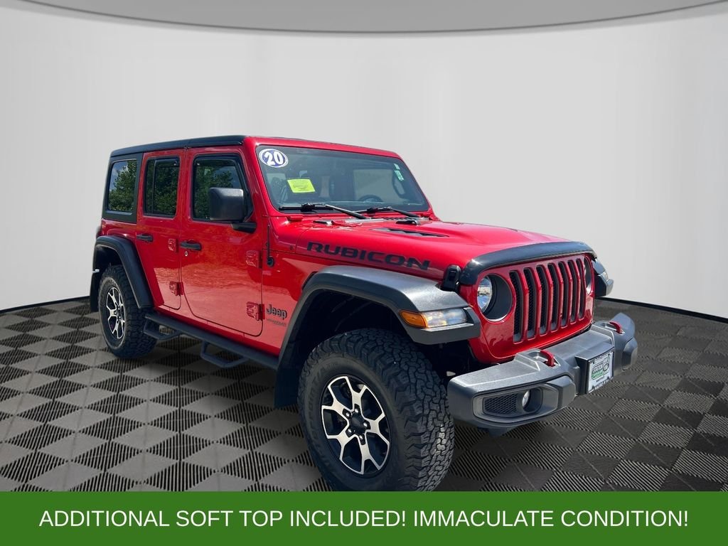 Used 2020 Red Jeep Unlimited Rubicon image 7