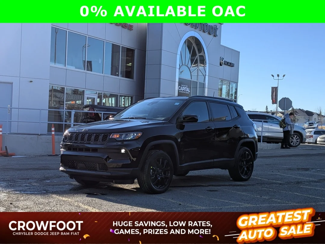 New 2026 Black Jeep North - - 4x4 - Altitude Special Edition 18 inch Black Wheels & More! image 1
