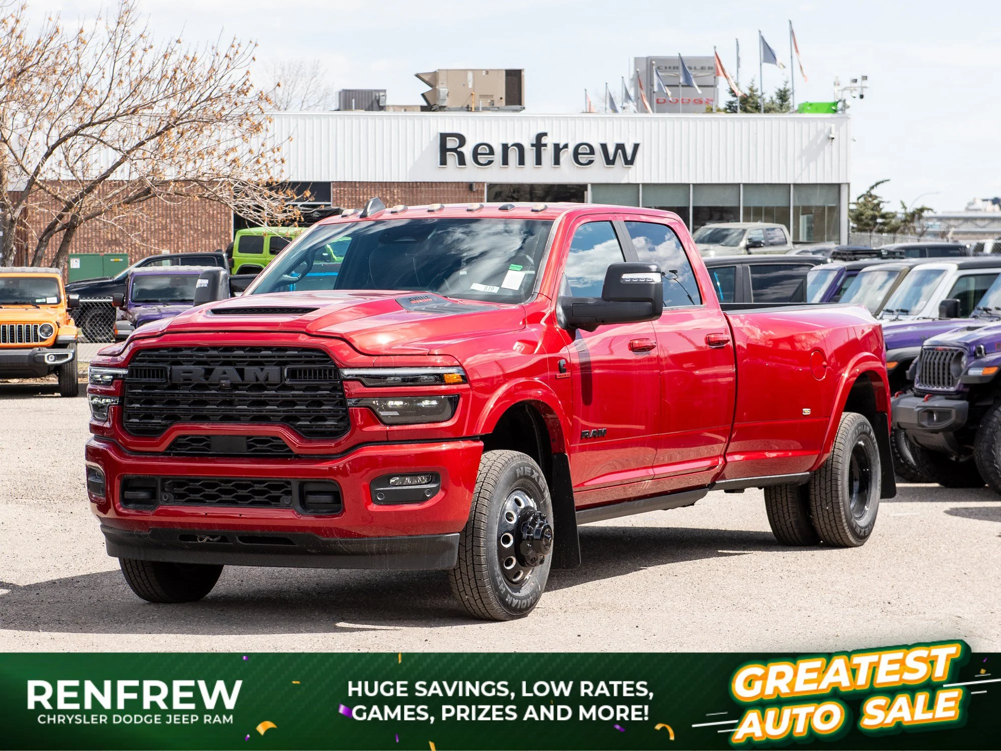 New 2026 Red RAM Limited Night* Crew Cab 4x4, 8