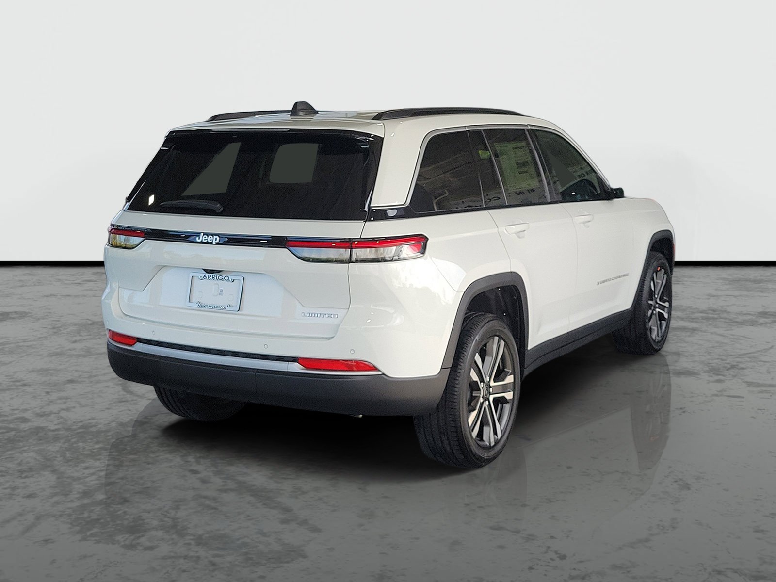 New 2027 Bright White Clear-Coat Paint Jeep Limited image 1