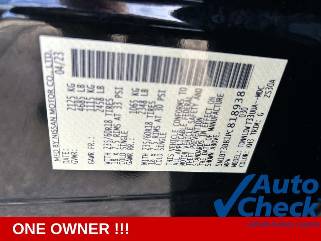 Used 2023 Black Nissan SV image 18