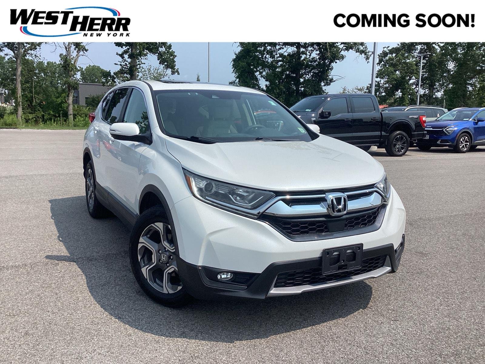 Used 2019 Platinum White Pearl Honda EX image 1