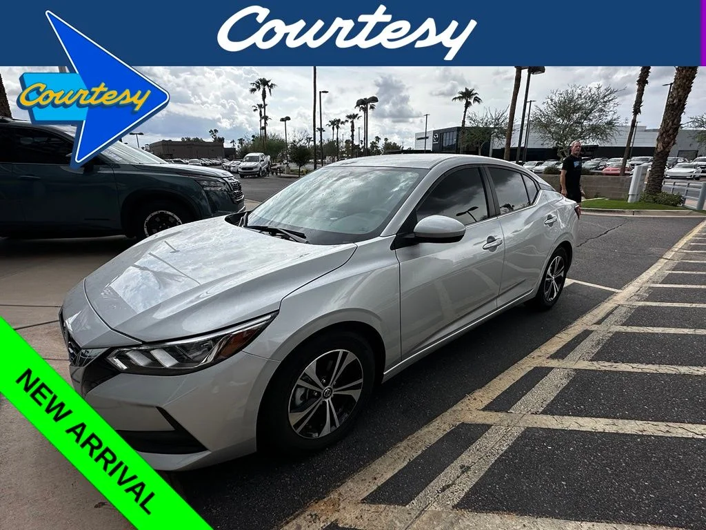 Used 2023 Silver Nissan SV image 1