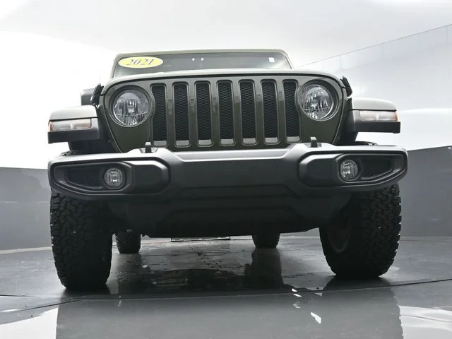 Used 2021 Green Jeep Unlimited Sport image 35