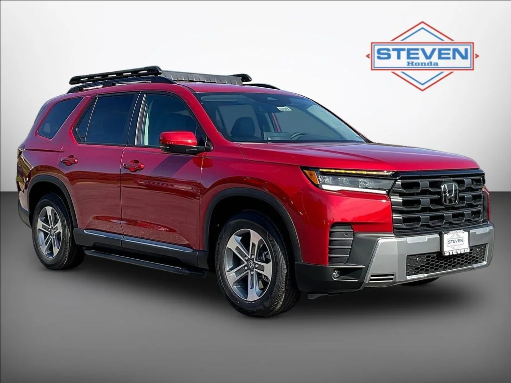 New 2026 Radiant Red Metallic II Honda AWD EX-L image 1