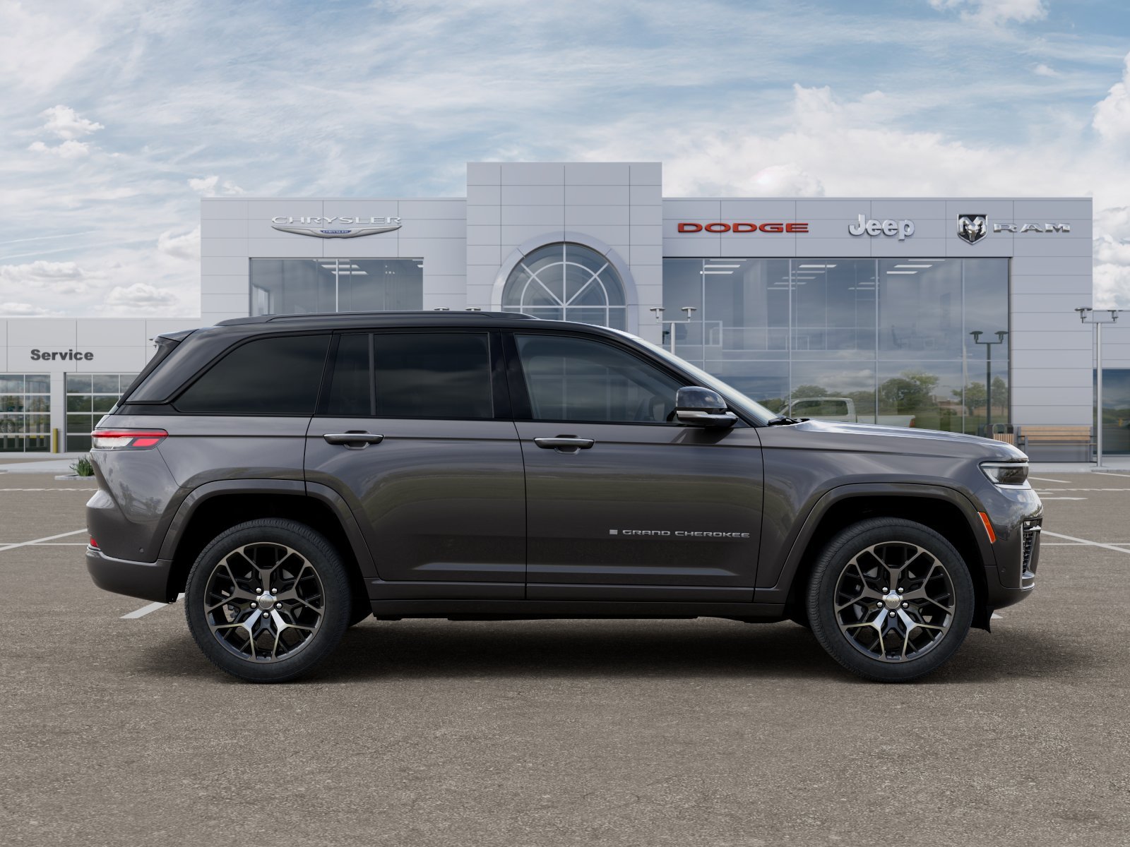 New 2026 Baltic Gray Metallic Clear-Coat Exterior Paint Jeep Summit image 35