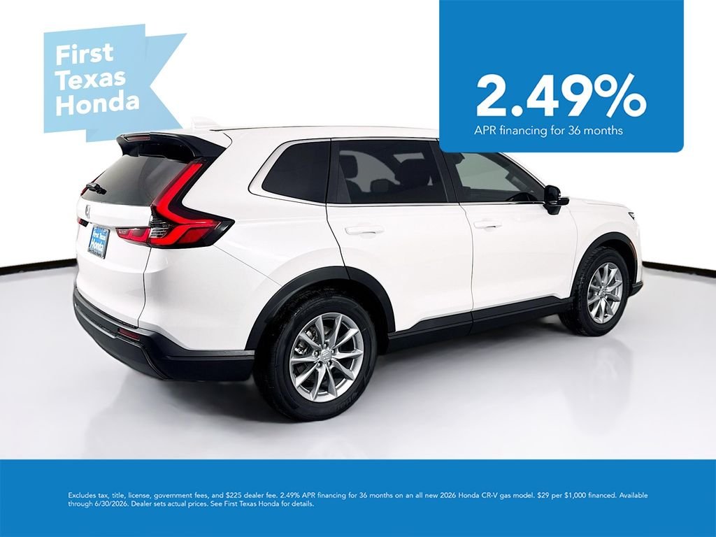 New 2026 Platinum White Pearl Honda EX image 7