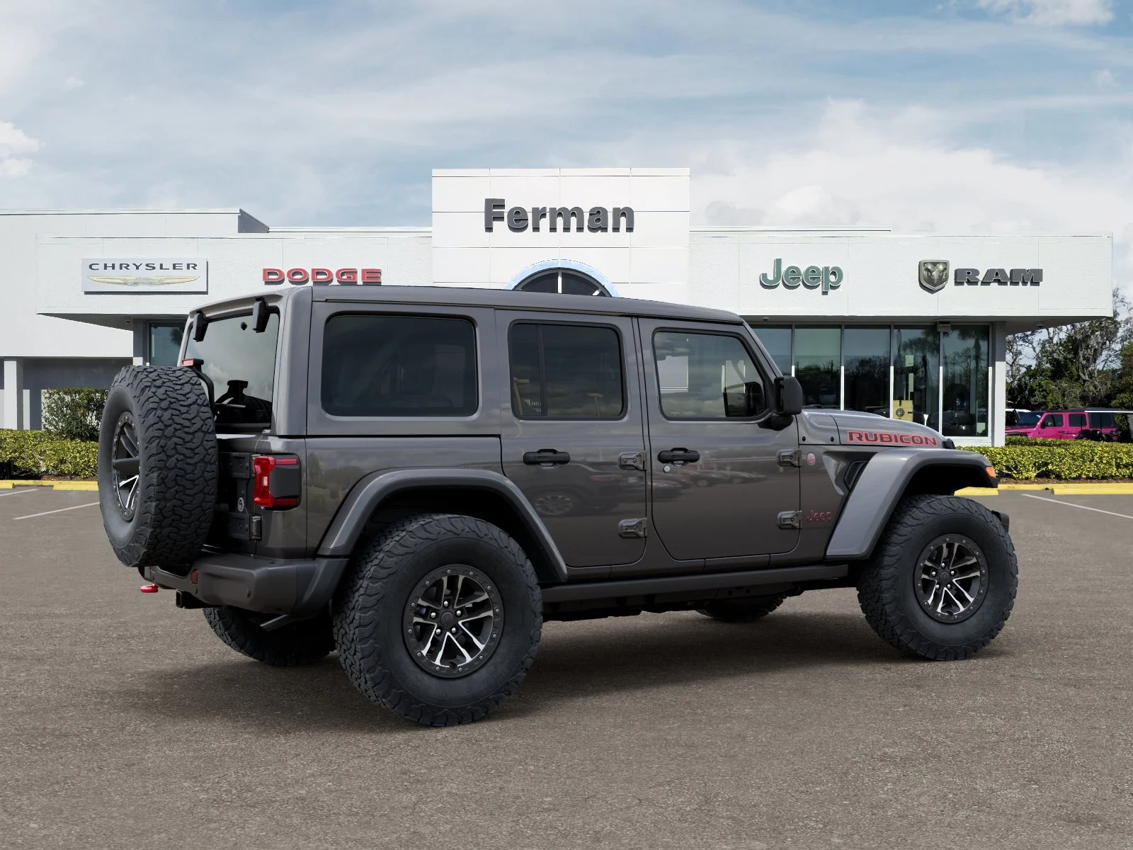 New 2026 Granite Crystal Metallic Clear-Coat Exterior Paint Jeep Rubicon X image 34