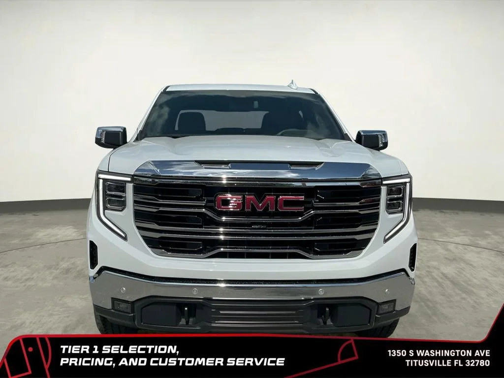 New 2026 Glacier White Tricoat GMC SLT image 14